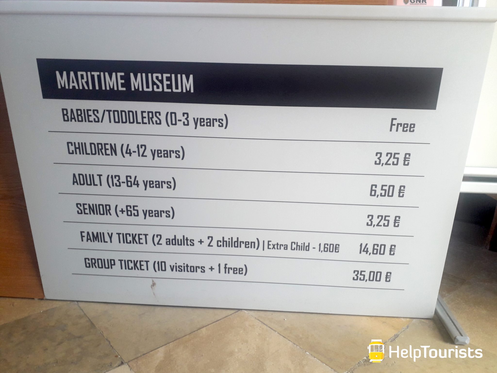Lisbonne belem musée de la marine prix