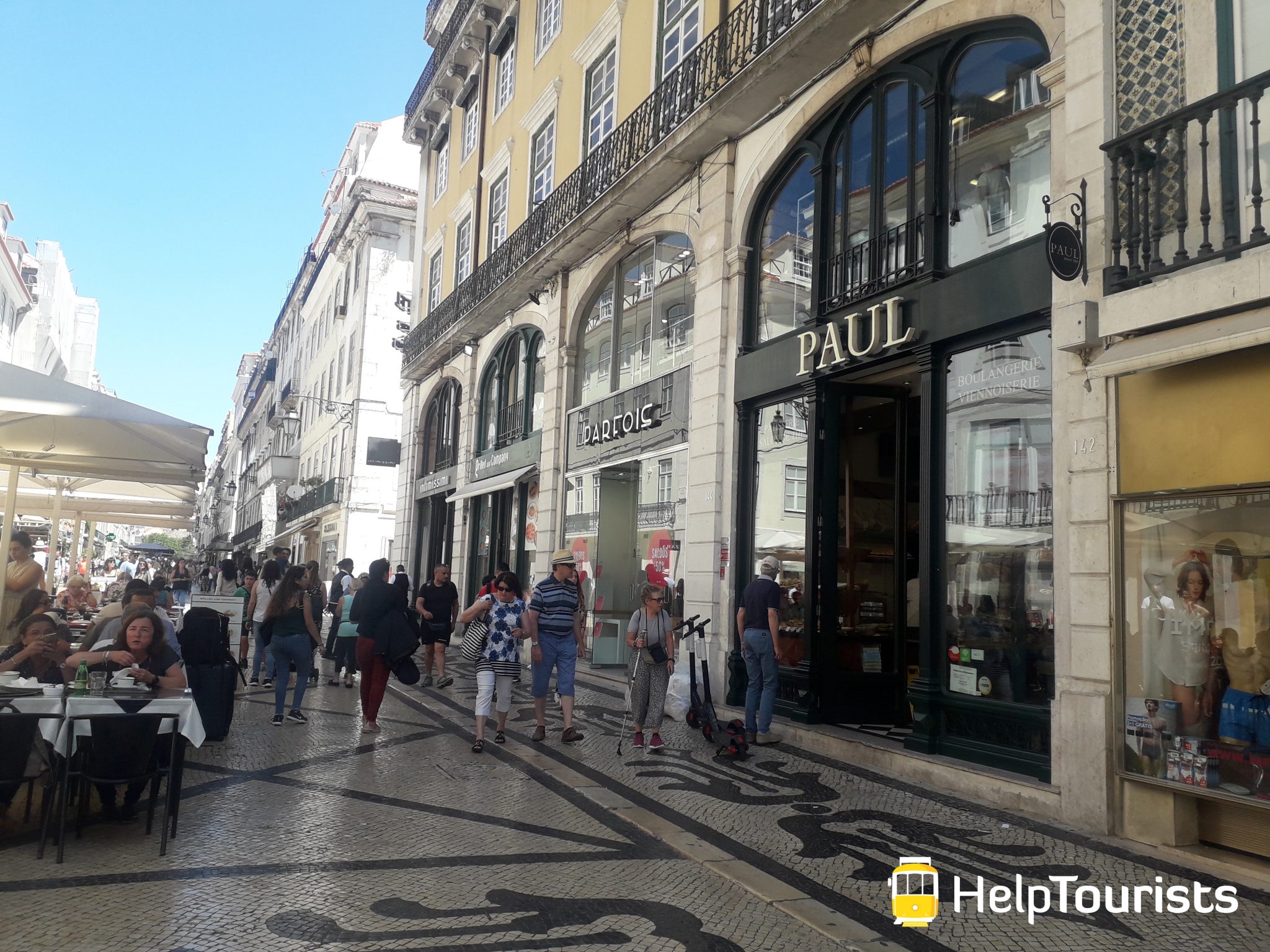 Lisbonne Shopping rue magasins