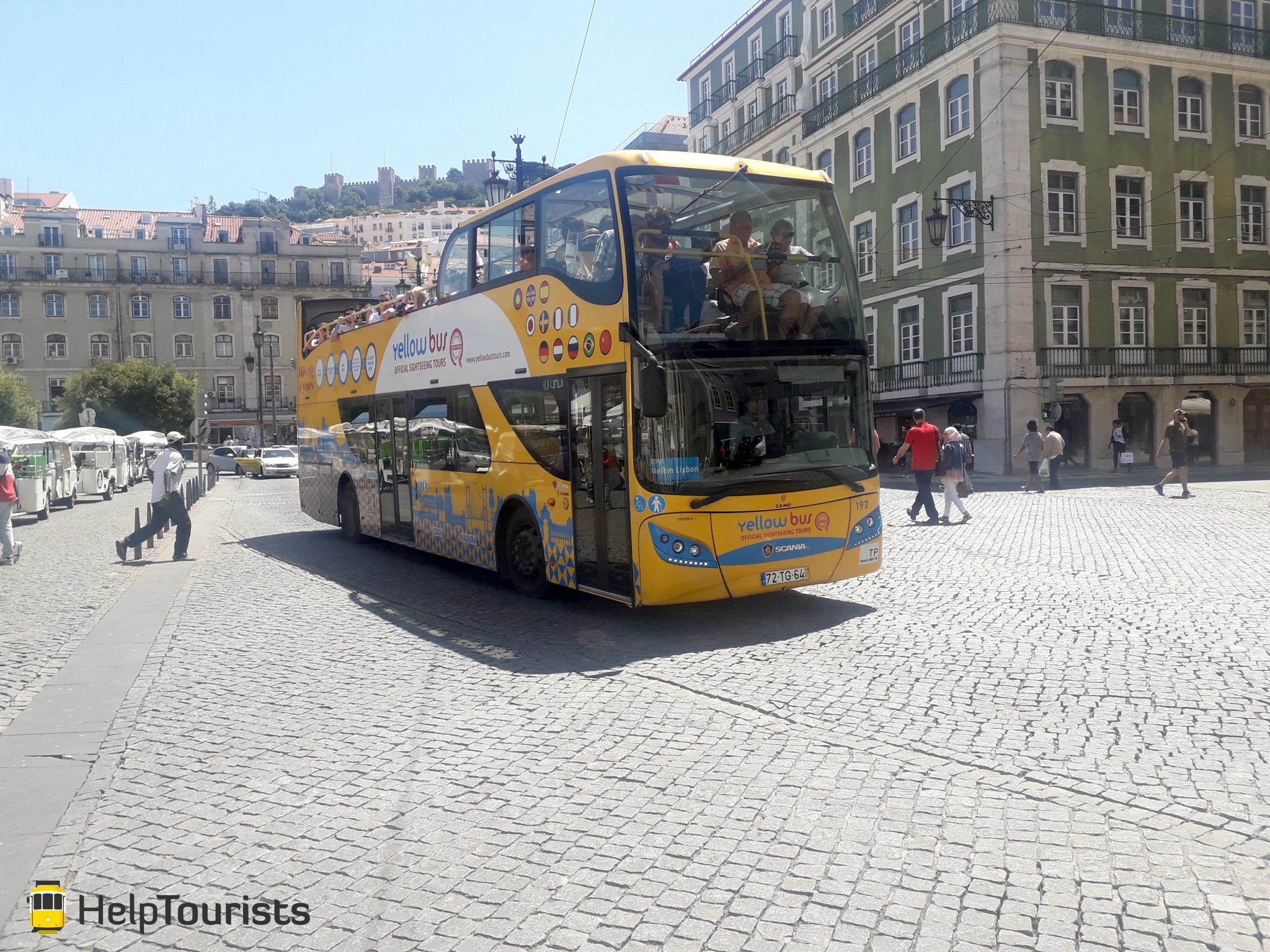 Lisbonne Yellow Bus tour de la ville