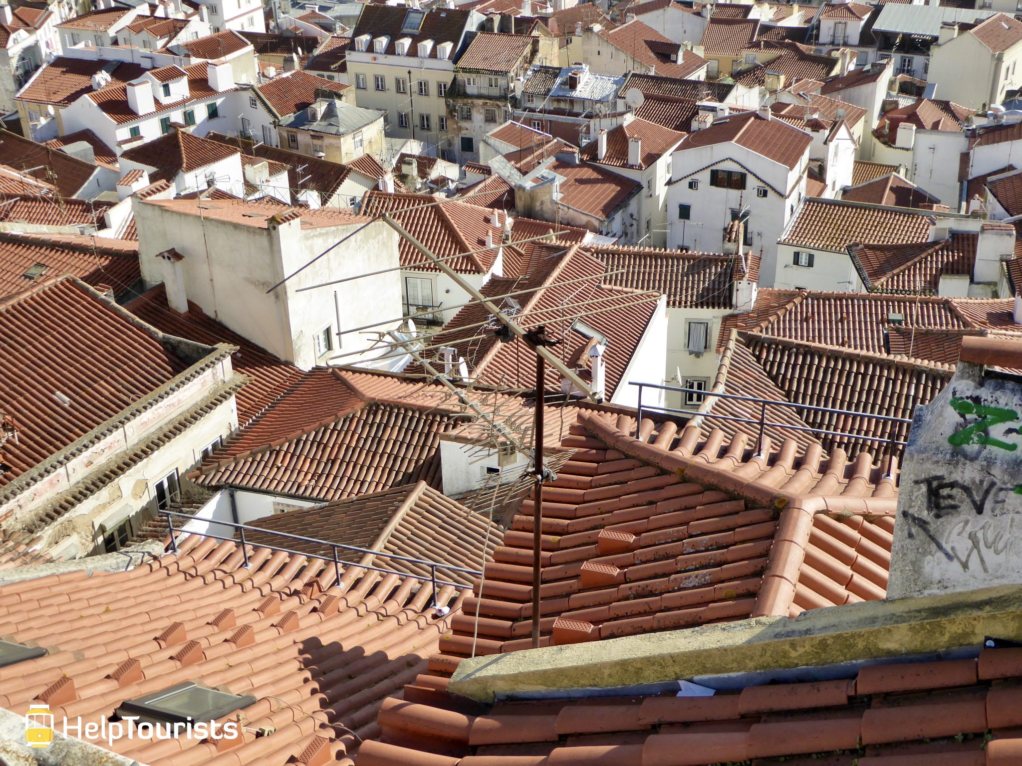 Lisbonne vue toits